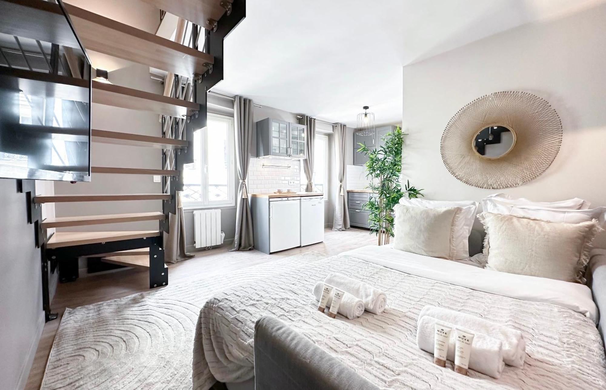 Stylish & Chic Duplex Near Eiffel Tower Appartement Parijs Buitenkant foto